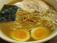 「中華麺（700円）＋中盛り（50円）＋味玉（50円）」@めん 和正の写真