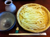 「太打ちざるうどん」@釜竹の写真