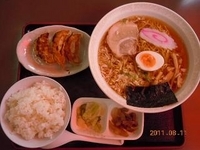 「ラーメンセット 650円」@福炒家の写真