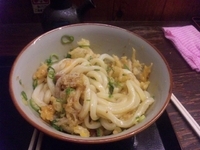 「釜玉(中盛)３３０円」@讃岐うどん どんまる 東梅田店の写真