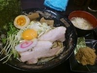 「味麺￥780（麺少なめ・サービス味玉）＋魚粉￥50＝￥830」@煮干 丸めの写真