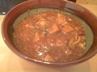 「雷々麺+小ライス(ランチサービス)」@あたりや食堂の写真