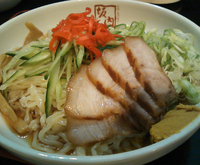 「中華風冷やしラーメン」@喜多方ラーメン坂内 東部町店の写真