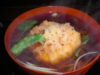 「天ぷらそば」@竹やぶ 柏本店の写真