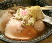 「特製豚骨魚介そば(並)900円」@基玄の写真