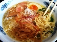 「しゃも塩らぁめん 700円」@龍のひげの写真