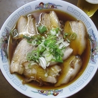 「チャーシューメン＋ビール　650円＋550円」@喜楽の写真