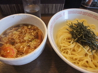 「三角屋つけ麺650円小肉飯セット250円」@三角屋 暖 -DAN-の写真