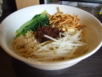 「汁なし担々麺・スープ付」@自家製麺 ほうきぼし 志茂店の写真