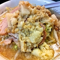 「小ラーメン（ニンニクアブラカタマリ）」@ラーメン二郎 新宿小滝橋通り店の写真