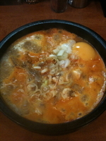 「牛すじスンドゥブラーメン ￥850」@韓国料理 どやじ 弘明寺店の写真