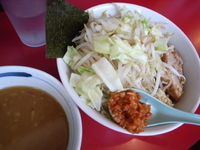 「つけ麺　ニンニク＋辛たま　￥750」@用心棒 本号の写真