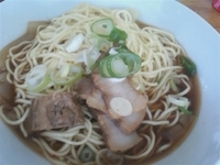 「肉そば（中盛り）750円」@自家製麺 伊藤の写真