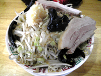 「パワー麺(油麺)(800円)」@パワー軒の写真