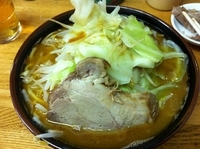 「野菜豚骨」@横浜家系ラーメン 大原家の写真