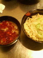 「紅つけ麺（夏期限定）８５０円」@麺創研 紅 府中の写真