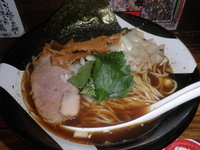 「８月限定　鯖そば（８００円）」@すごい煮干ラーメン凪 新宿ゴールデン街店 本館の写真