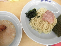「醤油つけ麺　「550円＋100円」」@ラーメン青木亭 越谷店の写真