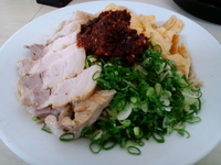 「煮干し冷やし中華（辛）　850円」@中華そば ふくもりの写真