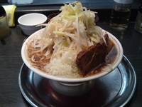 「ミニらーめん640円」@麺屋 婆娑羅の写真