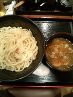 「醤油つけ麺（大）」@つけ麺 てつ蔵 -TETSUZO- 東武練馬店の写真