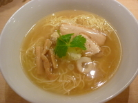 「支那そば（塩）」@支那そば 一本気 水戸店の写真