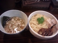 「【限定】ネギ油の塩つけ麺(中盛り) ￥800」@麺処 井の庄の写真