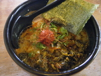 「辛味とんこつ730円+高菜150円=880円」@けん軒の写真