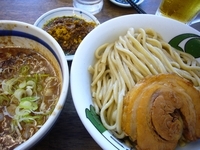 「つけ雷［魚］・中（800円）＋カレー＋生ビール」@雷 北松戸本店の写真