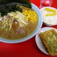 「ミソねぎラーメン620円のり50円焼き卵60円ライス100円」@ラーメンショップ 結城東店の写真