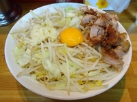 「油そば（800円）ニンニク」@ラーメン髭の写真