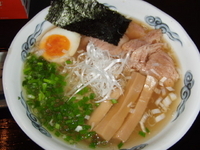 「アゴサンマ煮干らぁめん」@龍のひげの写真