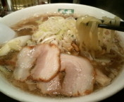 「きのこラーメン(太麺)730円」@会津喜多方ラーメン 蔵 新橋店の写真