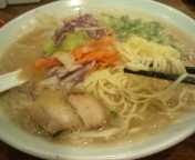 「味噌白丸850円+野菜100円」@博多一風堂 COLLECTION.MISO 代々木店の写真