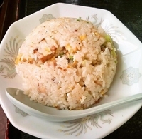 「サービスセット(醤油ラーメン・チャーハン)900円」@しまやらーめんの写真