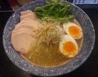 「鶏白湯香味ラーメン(塩)」@自家製太麺 元気屋の写真