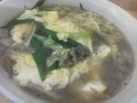 「すじ玉ラーメン￥650」@栄食堂の写真