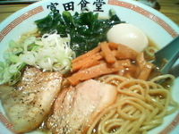 「味玉そば（￥７５０）」@松戸中華そば 富田食堂の写真