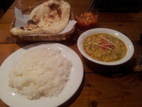 「シングルセット（サグキーマ[中辛]）＋ライス」@さらじゅの写真
