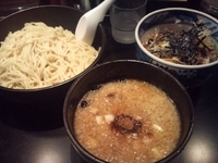 「温つけめん（大盛）＋小ブタメシ」@豊洲元楽の写真