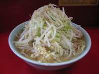 「小ラーメン(にんにく、野菜マシ)　650円」@ラーメン二郎 中山駅前店の写真