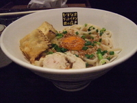「豆腐天とささみの梅ショウガぶっかけうどん」@トリシオブットイメン 井の庄の写真