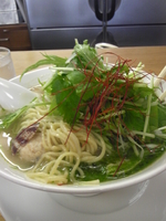 「あさりラーメン」@麺処 ぼたん 栃木店の写真