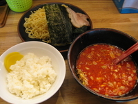 「あかつけ750円＋中盛(1.5玉)100円＋半ライス100円」@ラーメン大桜 川崎平店の写真