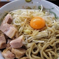 「まぜそば（ニンニク）　750円」@ラーメン 龍郎の写真