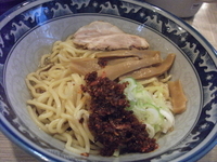 「海老辛油そば（普通盛）」@秋葉原つけ麺 油そば 楽の写真