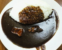 「支那そばとカレーセット　１２００円（単品：１０００円）」@武田流 古式カレーライス 支那そば インディアン 本店の写真
