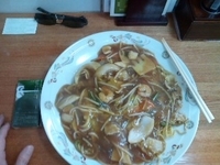 「あんかけ焼きそば」@ラーメン満龍 函館深堀店の写真