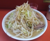 「ラーメンかため（ニンニクなし、ヤサイ、カラメ）」@ラーメン二郎 神田神保町店の写真