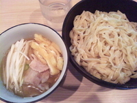 「つけ麺天日塩」@小麦と肉 桃の木の写真